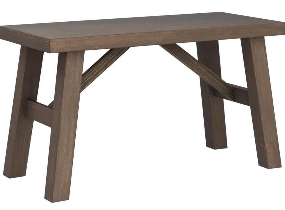 Wnutrees Sawmill Wood Bench, 30" Farmhouse Entryway Bench - photo 3