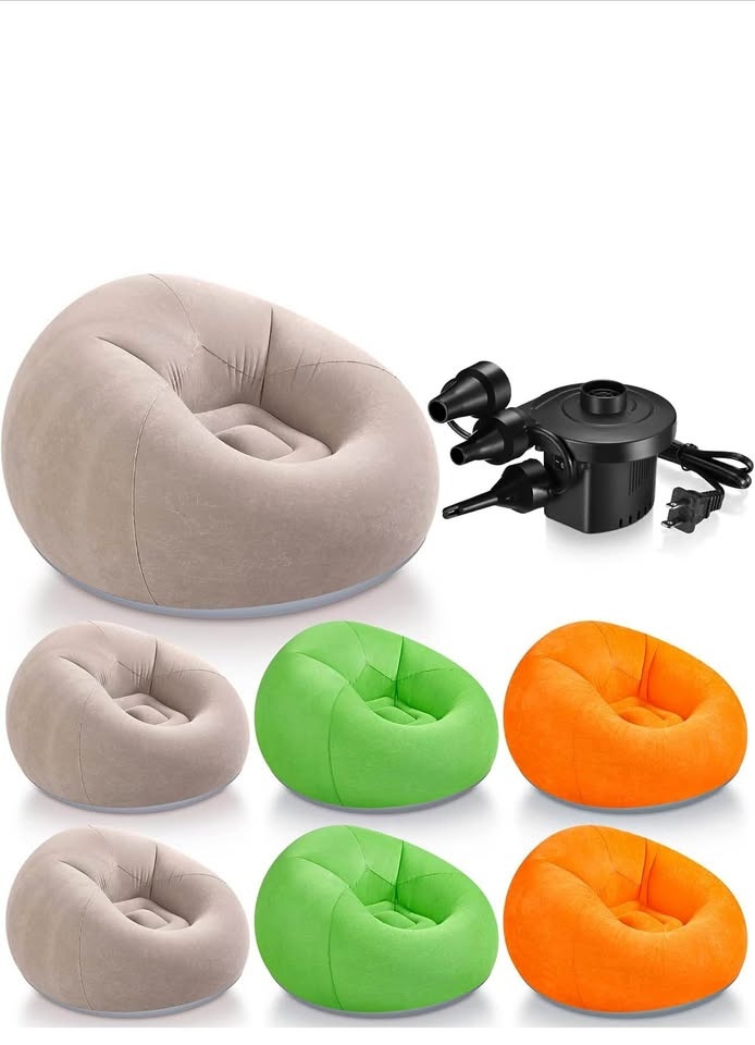 Realspring 6 Bean Bag Chairs w/ Electric Pump