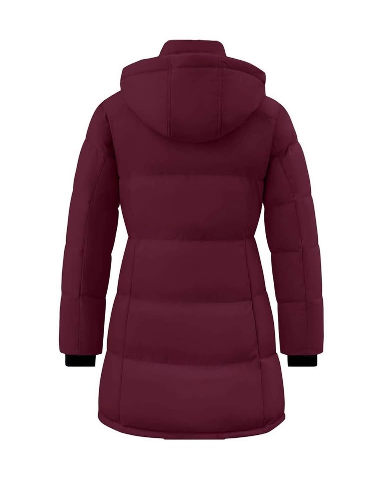 ZSHOW Wine Red Puffer Coat - photo 4