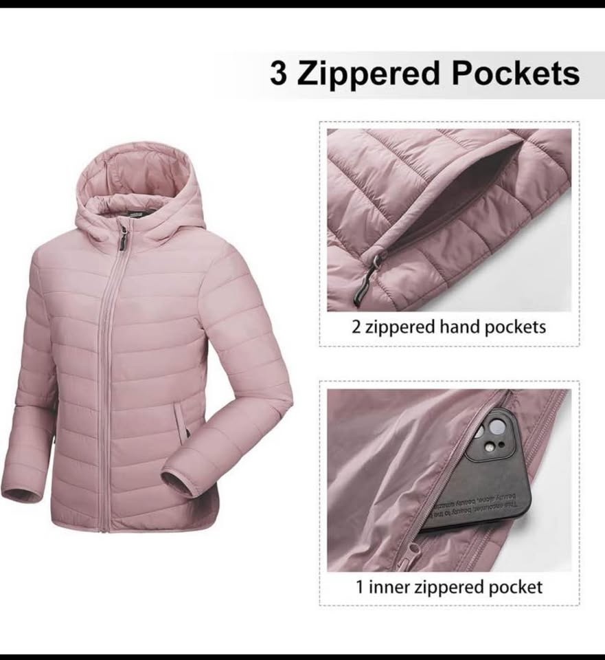 Outdoor Ventures Women's Pale Rosy Packable Puffer Jacket - photo 2