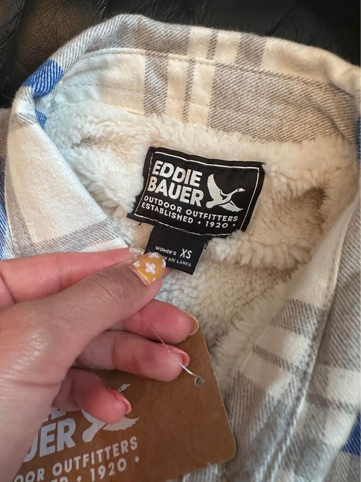 New Eddie Bauer Women's Check Shirt XS - photo 2