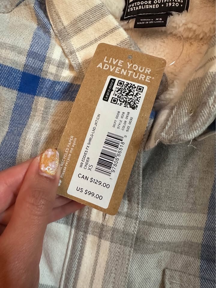 New Eddie Bauer Women's Check Shirt XS - photo 3