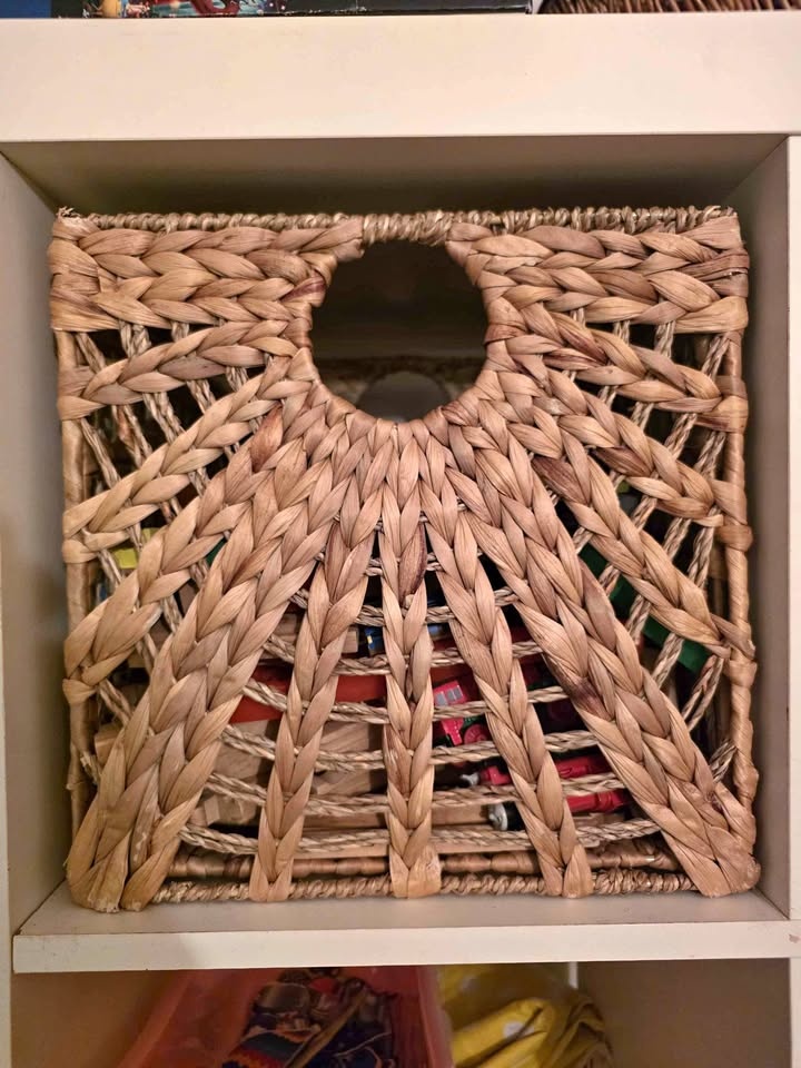 IKEA LUSTIGKURRE Water Hyacinth Storage Basket