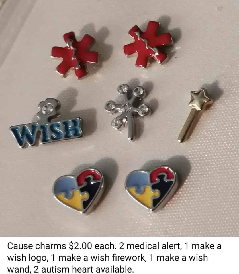 Floating Locket Charms