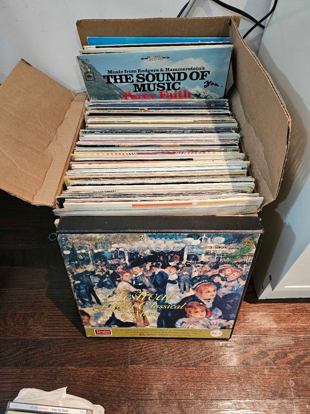 Used Vinyl Records and CDs Collection
