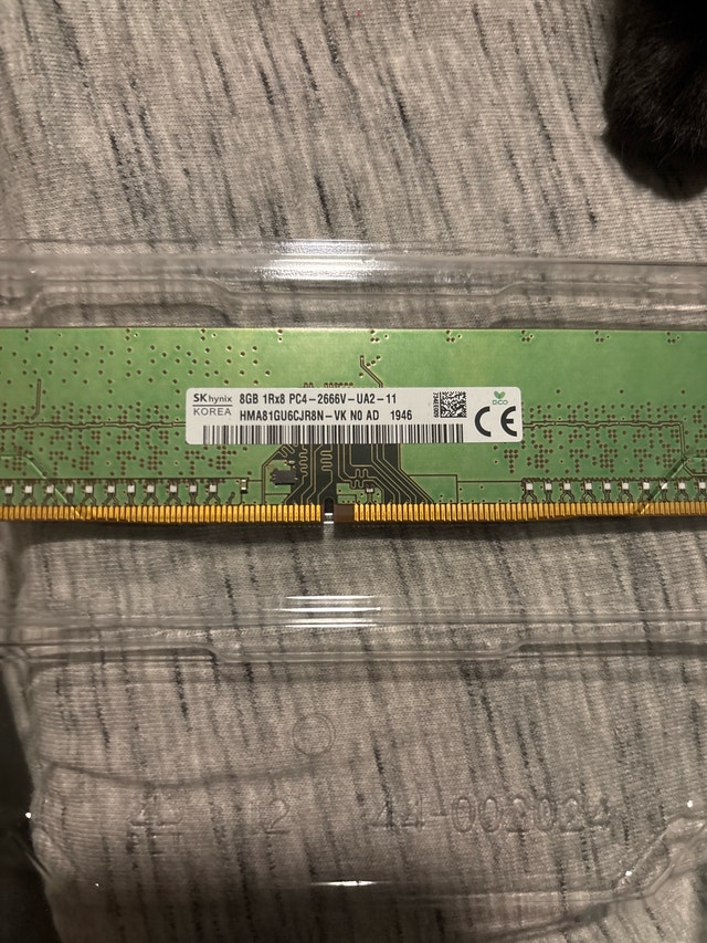SK Hynix 8GB 2666mhz DDR4 RAM