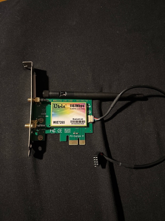 Ubit WiFi Card with Bluetooth 4.2