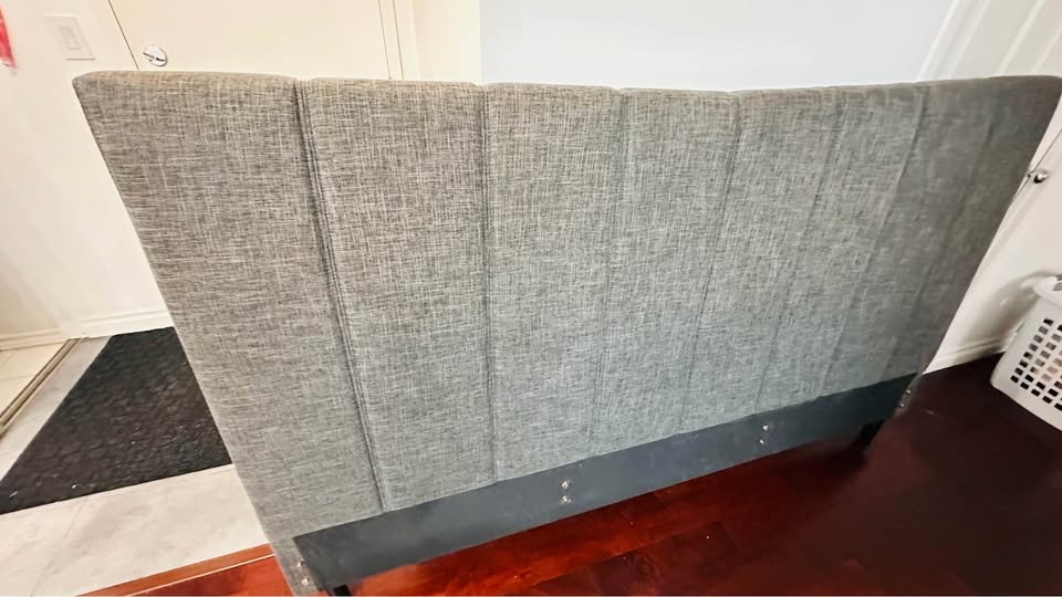 Brick King Size Upholstered Bed Frame - Sturdy Slat Base - photo 4