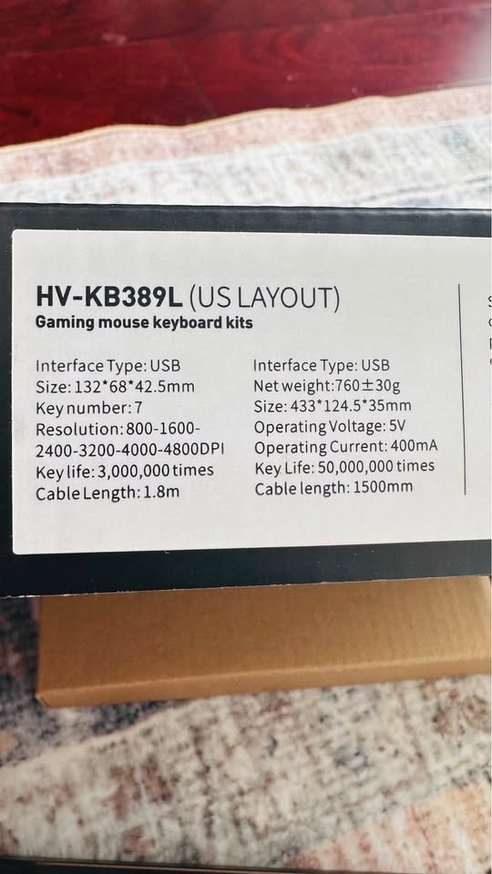 Havit HV-KB389L RGB Gaming Keyboard – Excellent Condition - photo 2