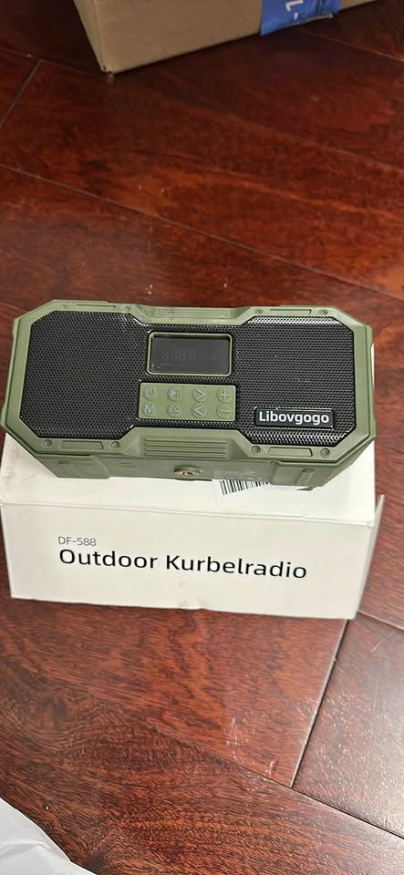 Libovgogo Emergency Radio & Bluetooth Speaker (Brand New)