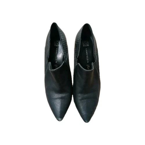 Anne Klein Flex Black Pointy Toe Bootie Size 8.5 Office Party At