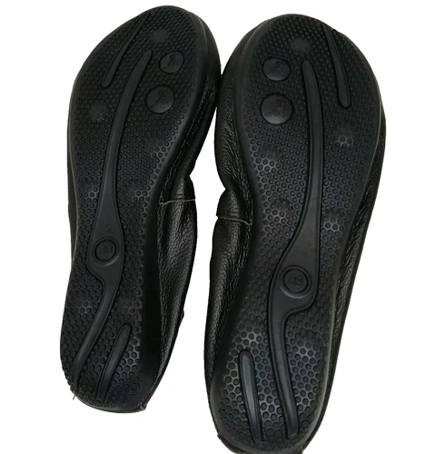 Black Open Toe Ballerina Flats Size 39 (US 8.5-9) - photo 5