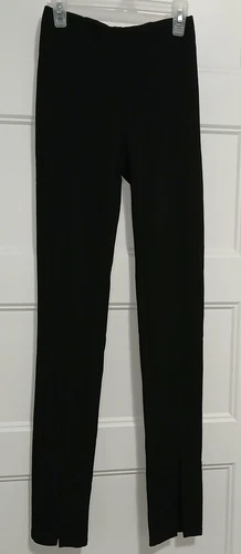 Adika Luxe Front-Slit Pants Black Sz: XS NWT - photo 3