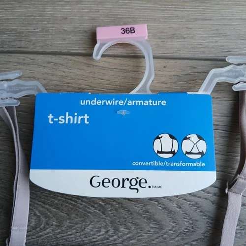 NEW Underwire T-Shirt George Bra Large Beige Comfy Stylish - photo 4