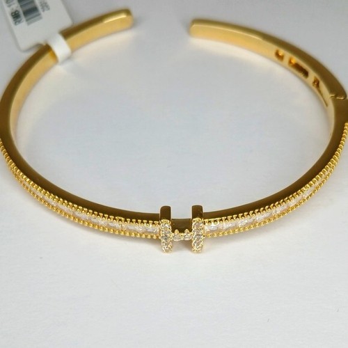 Gold Tone Rhinestones Bracelet Stainless Steel
