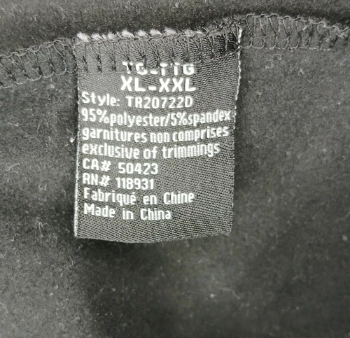 Trendsetter Black Faux Leather Pants XL Bikercore Comfy - photo 4