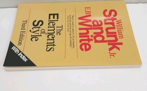 The Elements of Style – 3rd Edition – William Strunk Jr. & E.B. - photo 5