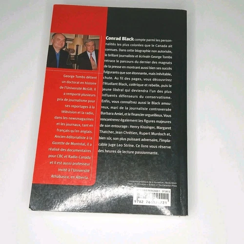 Le Baron Black by George Tombs: Unauthorized Biography of Conrad - photo 2