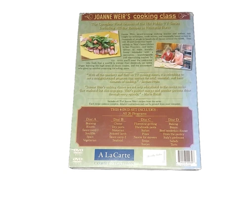 Joanne Wier's Cooking Class 4 Disc DVD 2006 - photo 3
