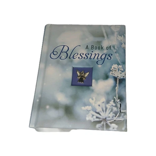 Book of Blessings with Angel Emblem and Bookmark