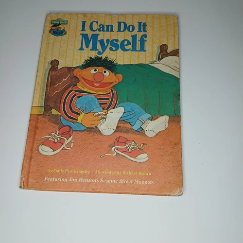 Sesame Street I Can Do It Myself Hardcover Vintage 1980
