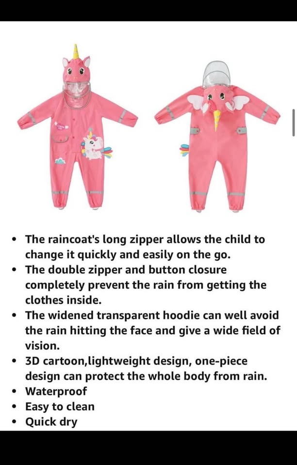 Like new Kids Rain Suit XL (105-130cm) - photo 4