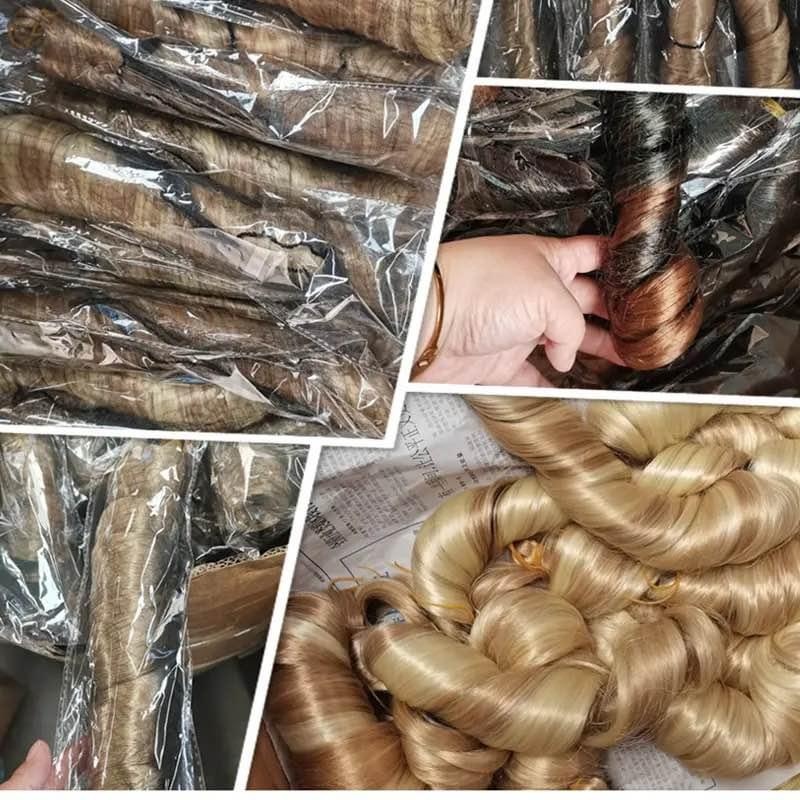 Assorted & beautiful curly French braiding hair for sale. - photo 4
