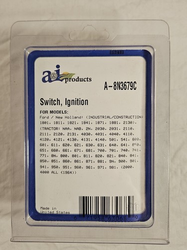 A&I Ignition Switch for Ford/New Holland Tractors (New) - photo 4