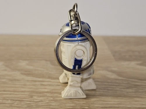 Vintage Star Wars R2-D2 Digital Clock Keychain Watch LCD 1990s R - photo 3