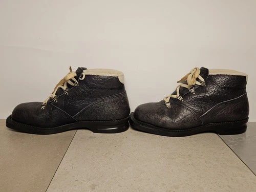 Alfa Vulc Vintage Cross Country Ski Boots EU 36 Leather 3-Pin No - photo 2