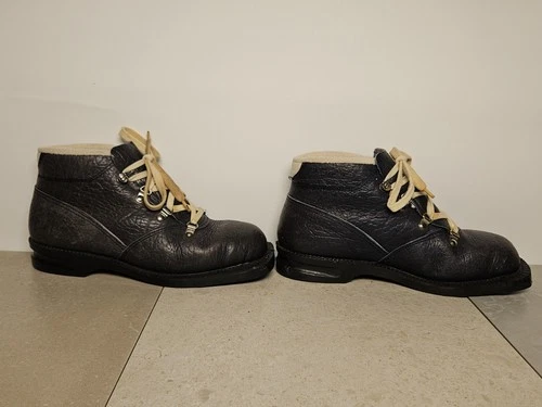 Alfa Vulc Vintage Cross Country Ski Boots EU 36 Leather 3-Pin No - photo 3