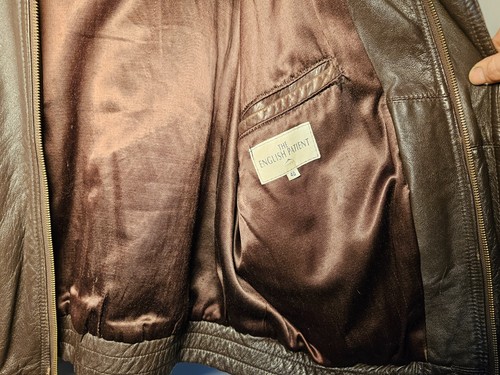 English Patient Movie Promo Leather Coat Size 40 - photo 5