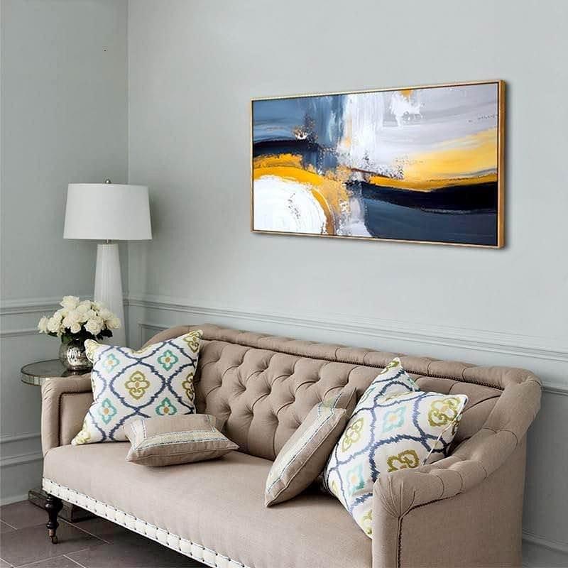 Framed Abstract Canvas Wall Art
