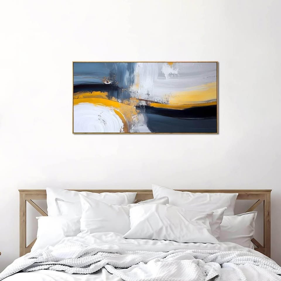 Framed Abstract Canvas Wall Art - photo 2