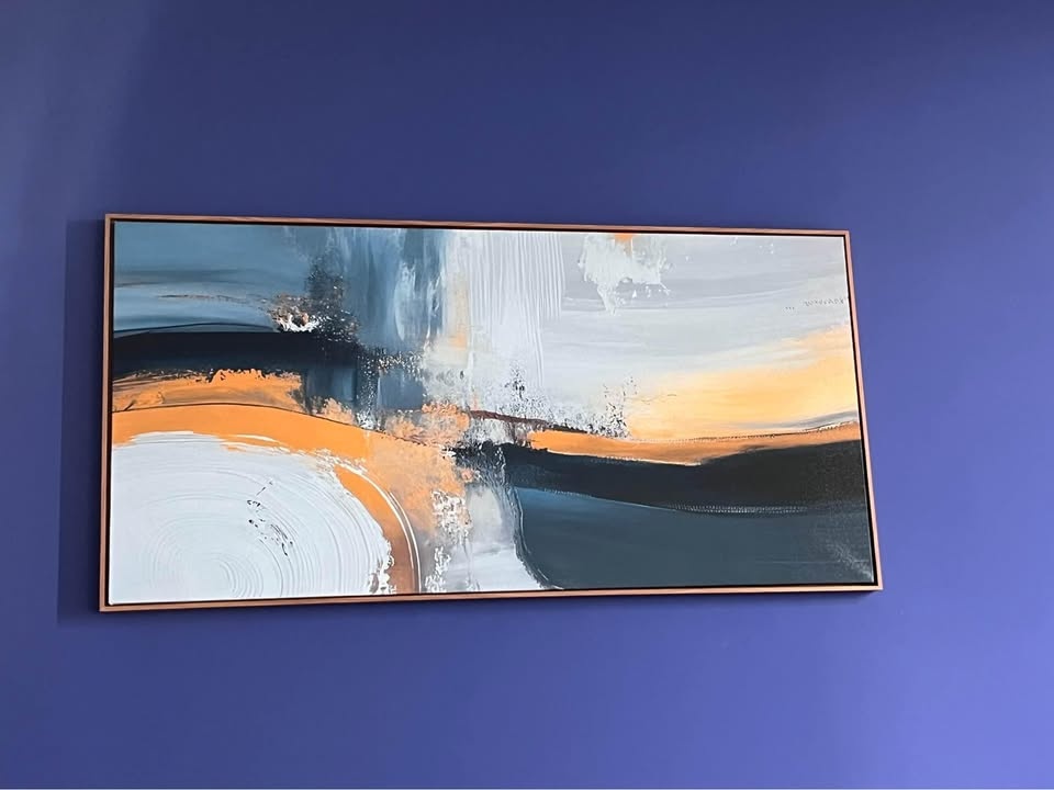 Framed Abstract Canvas Wall Art - photo 3