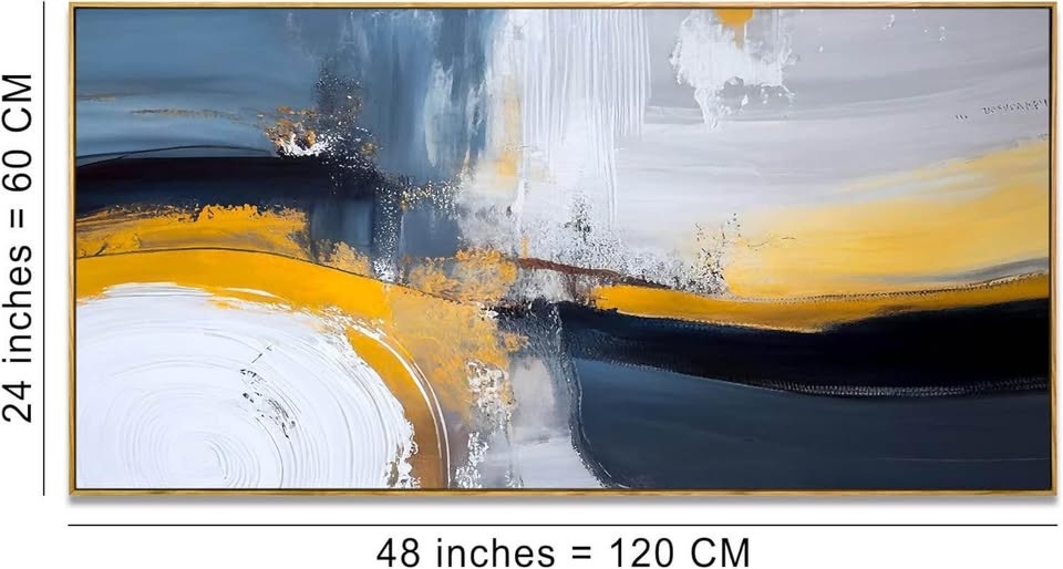 Framed Abstract Canvas Wall Art - photo 4