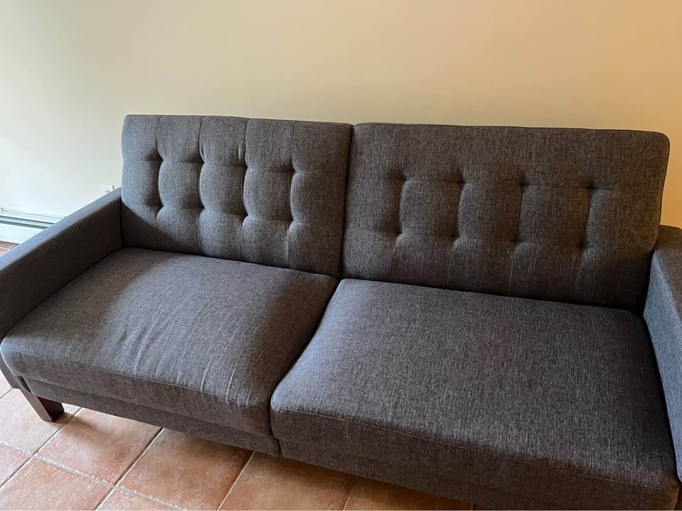 Grey Sleeper Sofa - photo 2