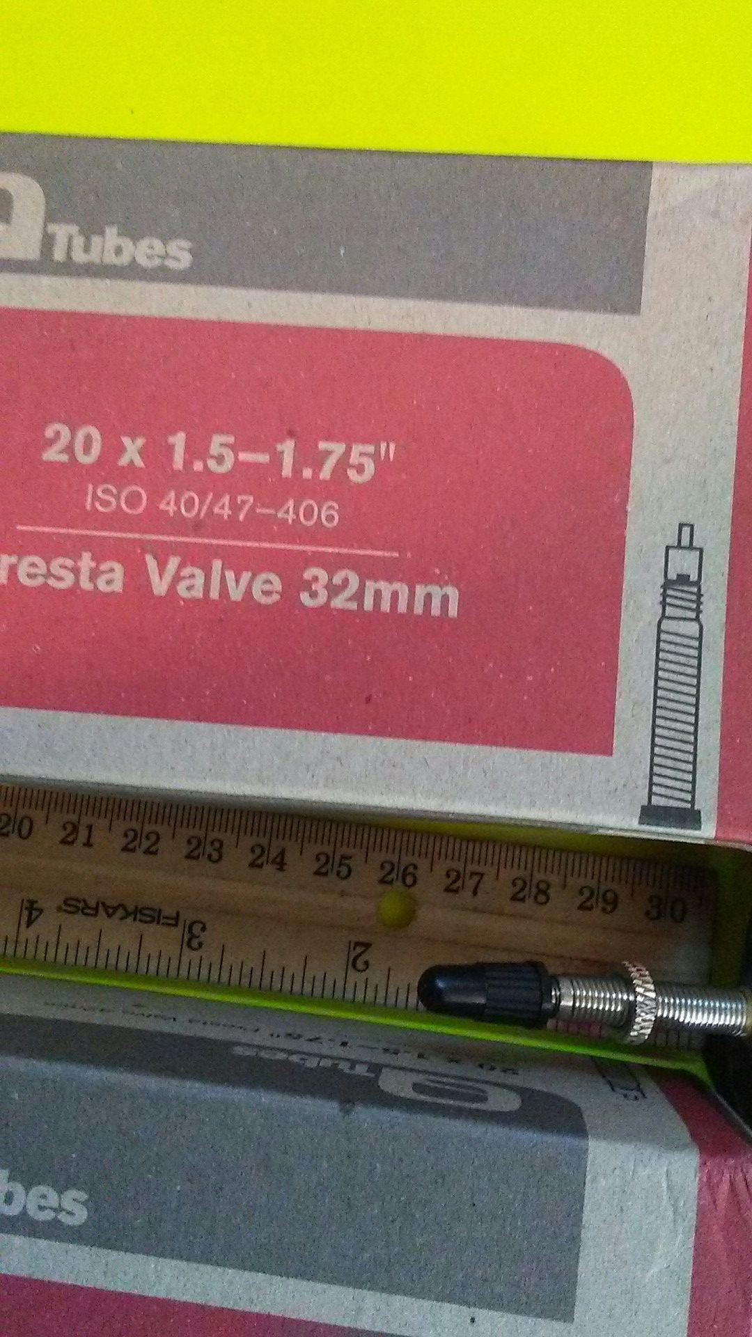 Brand new. 20 x1.5-1.75 rare presto valve inner tube - photo 3