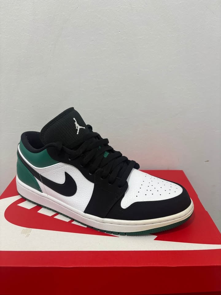 Jordan 1 Low White Black Mystic Green - photo 2