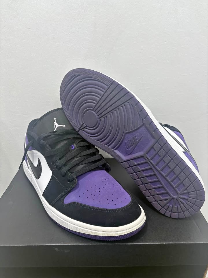 Jordan 1 Low Court Purple