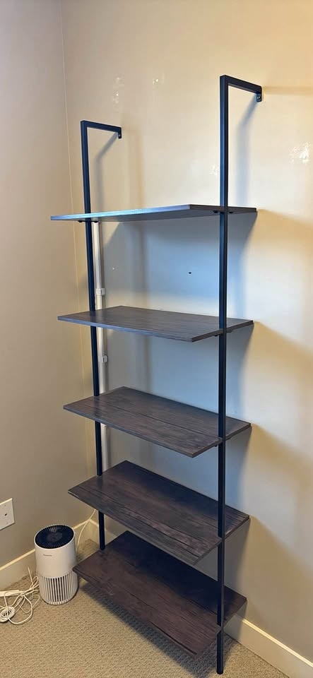 Walnut Ladder Shelf
