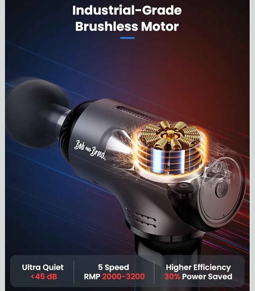 Bob & Brad T2 Pro Massage Gun w/ Heat & Cold - photo 5