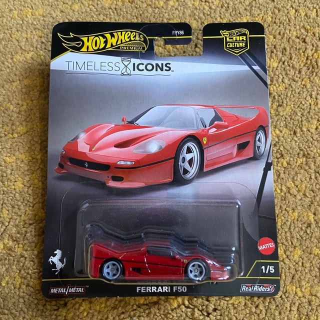 Hot Wheels Ferrari F50 Timeless Icons Premium