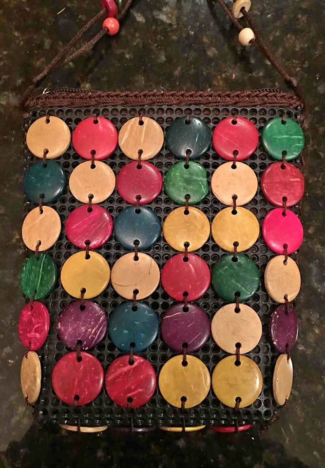 Lovely Wooden-Beaded Bag