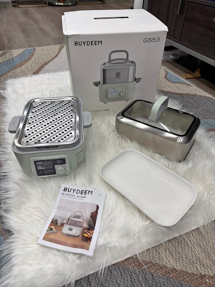 BUYDEEM G553 5-QUART ELECTRIC FOOD STEAMER