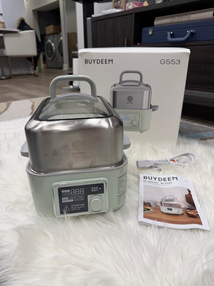 BUYDEEM G553 5-QUART ELECTRIC FOOD STEAMER - photo 2