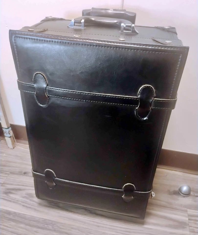 Black Leather Suitcase