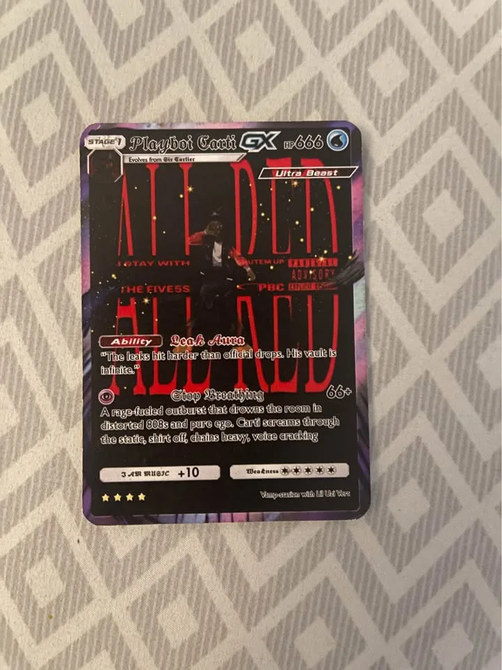 Rapper Pokémon Cards - Playboi Carti image indicator(5)