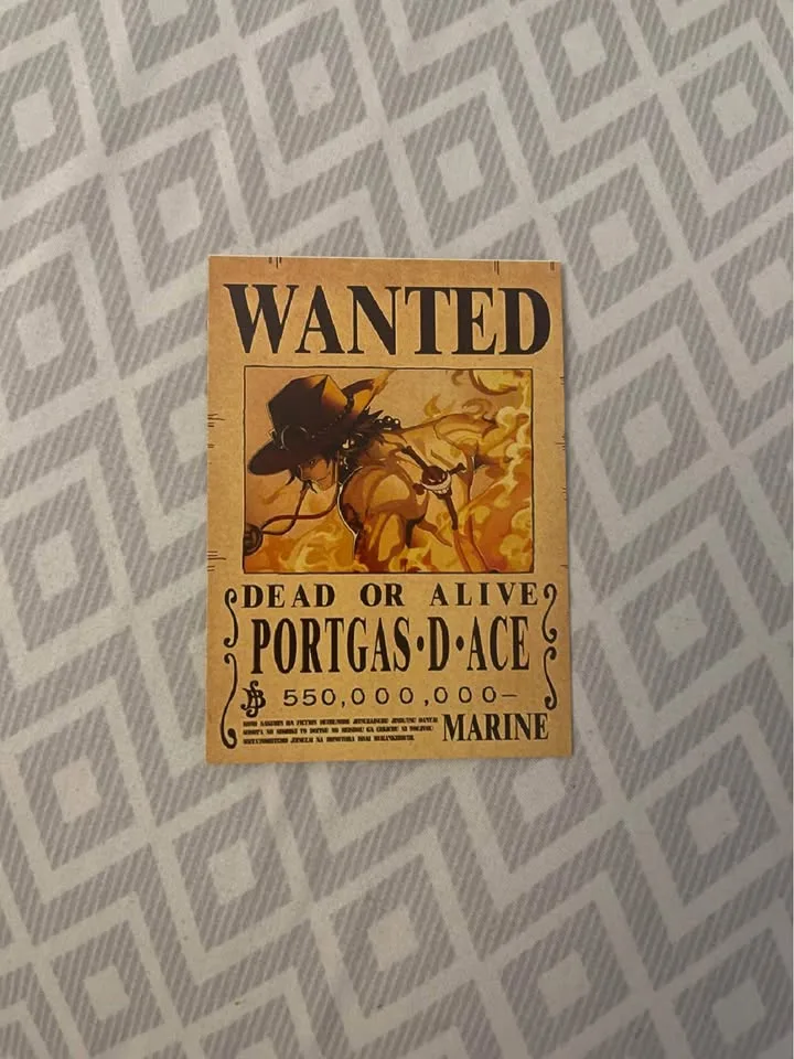 Portgas D. Ace Wanted Poster – 18x24 One Piece Wall Art 🔥🏴‍☠️ image indicator(3)
