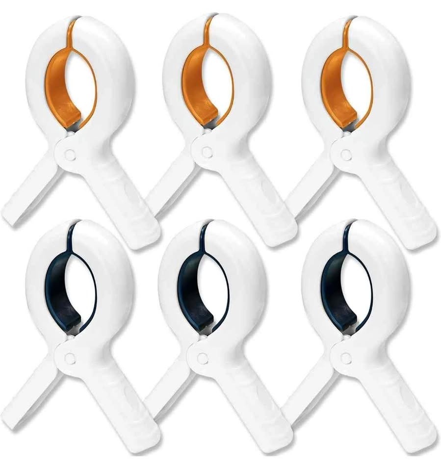 6 Pcs Beach Towel Clips